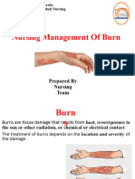 Nursing Management of Burns 2024