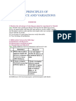 Chapter 5 Principles of Inheritance and Variations