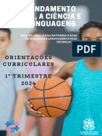 1o Trimestre Orientacoes Curriculares EM O Esporte As Ciencias e Suas Linguagens Com Capa