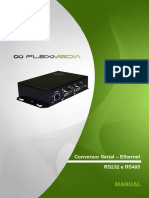 Manual Conversor - Serial - Ethernet - 025 - 1109N - WEB