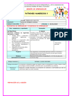 Jueves 20 Junio 2024..................... 2° Sesion S1 D4 Patrones Numéricos 2