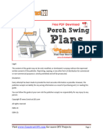 Porch Swing Plans