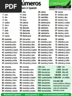 Números en Español