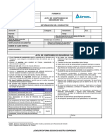 F 90 Acta de Compromiso de Seguridad Vial