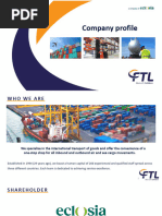 FTL Company Profile - Updated On 30.04.2024 1 1