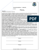 Avaliação Individual, Pareceres Discritivos Da Turma 3 Anos G.