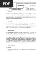 SST-PCO-PG-05 Programa Vigilancia Epidemiologica Conservación Auditiva