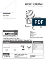 Chair: Assembly Instructions