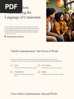 Communication Understanding The Language of Connection