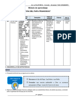 5° Grado - Modulo Dia Del Papa Francisco