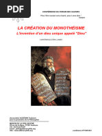 La Création Du Monothéisme