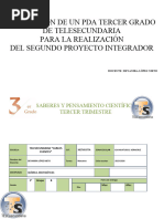 Planeación de Un Pda Tercer Grado de Telesecundaria