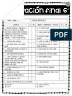 Evaluación Final 6°