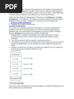 Paritision Methods