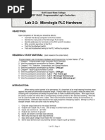 LAB 2-2 PLC Hardware & Wiring PLC