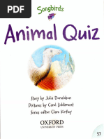 Animal Quiz With Exercise