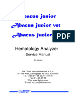 Diatron Abacus Junior Hematology Analyzer - Service Manual