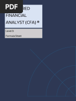 CFA L3 Formula