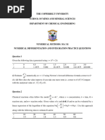 Numerical Integration and Integration Practice Questions 121412