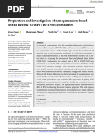 Polymer Engineering Sci - 2023 - Cong - Preparation and Investigation of Nanogenerators Based On The Flexible BTO P