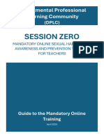 DPLC Session Zero On Sexual Harassment Awareness and Prevention Training