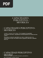 Capacidades Perceptivo-Motrices