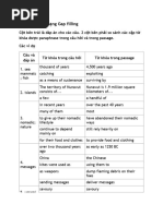 Đáp Án Bài 4: D NG Gap Filling