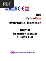 HK210 Parts Manual