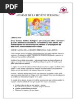 Informe de La Higiene Personal