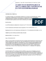 DJ 2014 188 Adjudicatario No Es Responsable Si Citación para La Firma Del Contrato Se Realiza Con Extemporaneidad