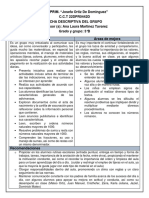 Ficha Descriptiva Del Grupo 3°B 2023 - 2024