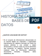 Evolución de Base de Datos