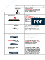 CCTV Specs