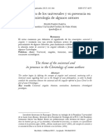 La Temática de Los Universales en Los Autores Cristianos