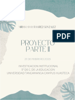 Investigación Institucional - ProyectoII