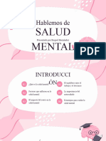 Presentación Salud Mental Ilustrado Rosa