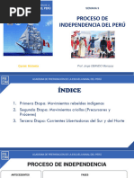 Semana #09 - Proceso de Independencia Del Perú