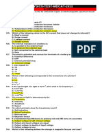 Mdcat-2023 Physics Portion