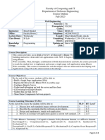 Web Engineering Outlines