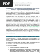 Procedimiento Cambio de Carrera A Microbiologia