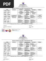 NLC Weekly Schedule 2024