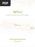 WOU - PPT TEC210 Technopreneurship Unit 3