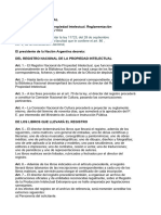 DECRETO 41233-1934 - Registro Nacional de La Propiedad Intelectual. - Reglamentación