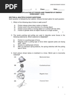 Chap 9 Application of Forces and Transfer of Energy - ws1 (9.2) - Student - 040124