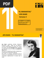 Semana 3 - Presentacion - El Manantial - Ayn Rand - Modulo 2 Ehylc 2023-1