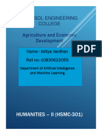 Humanities - Ii (Hsmc-301) : Asansol Engineering College