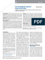 Clinical Course of Cervical Intraepithelial Neopla