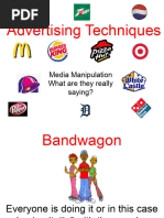 Advertising Techniques