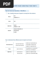 Chiến thuật chinh phục TOEIC Part 5 - Homework