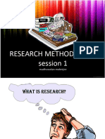 Research Methodology Session 1 Final